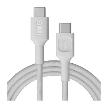 Green Cell PowerStream USB-C į USB-C laidas 100W PD 2m baltas
