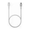 Green Cell PowerStream USB-C į USB-C laidas 100W PD 2m baltas