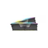 CORSAIR Vengeance RGB pilka 32GB (2x16GB) DDR5 6000MHz CL38 AMD EXPO atminties rinkinys