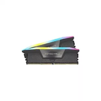 CORSAIR Vengeance RGB pilka 32GB (2x16GB) DDR5 6000MHz CL38 AMD EXPO atminties rinkinys