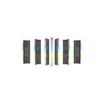 CORSAIR Vengeance RGB pilka 32GB (2x16GB) DDR5 6000MHz CL38 AMD EXPO atminties rinkinys