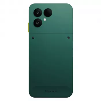 Fairphone 6+ 256GB miško žalios spalvos Dual SIM 5G modulinis išmanusis telefonas (12GB RAM, Android 13, 50MP triguba kamera, IP55)