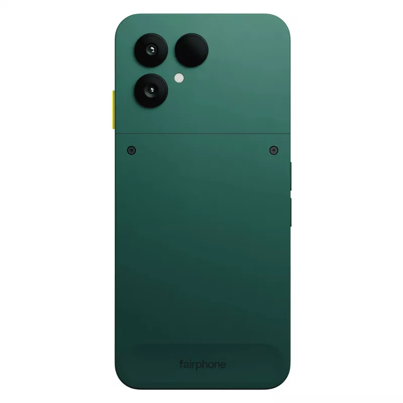 Fairphone 6+ 256GB miško žalios spalvos Dual SIM 5G modulinis išmanusis telefonas (12GB RAM, Android 13, 50MP triguba kamera, IP55)