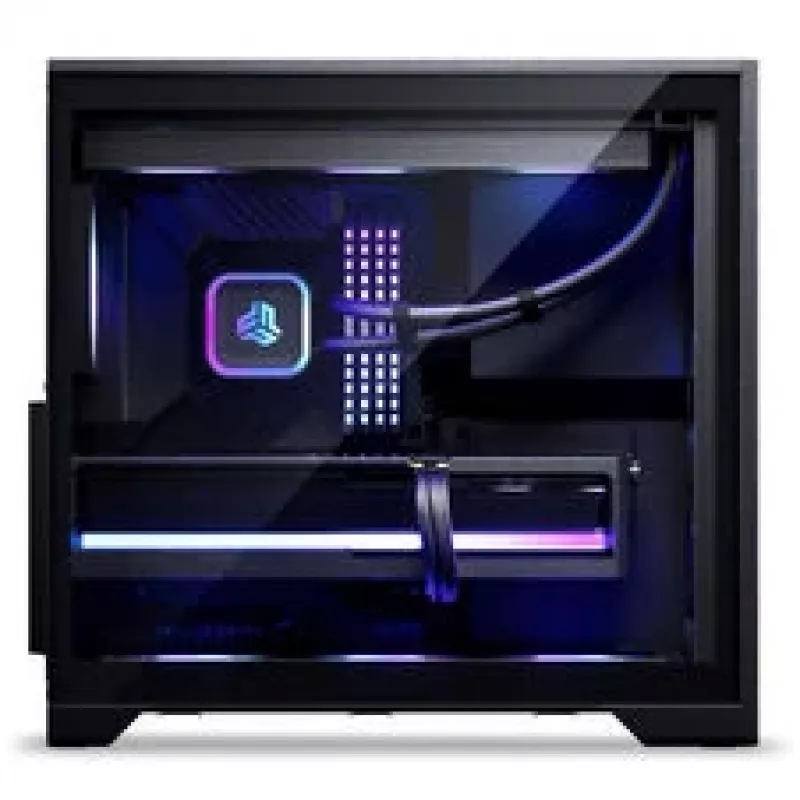 Phanteks XT M5 Midi-Tower PC korpusas, ATX, tinklinis priekis, grūdintas stiklas, 3x D-RGB ventiliatoriai, juoda
