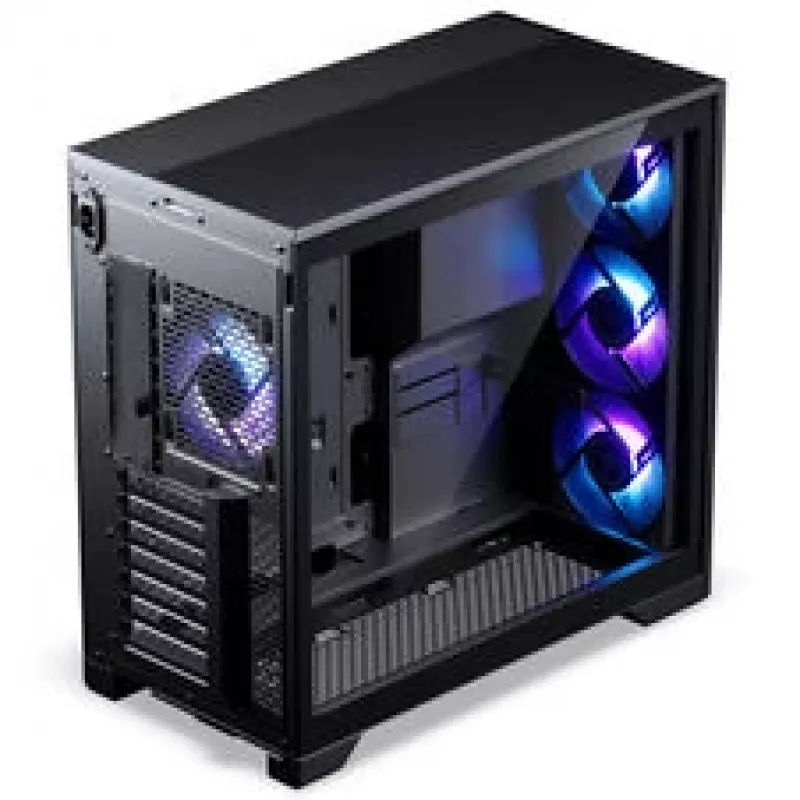 Phanteks XT M5 Midi-Tower PC korpusas, ATX, tinklinis priekis, grūdintas stiklas, 3x D-RGB ventiliatoriai, juoda
