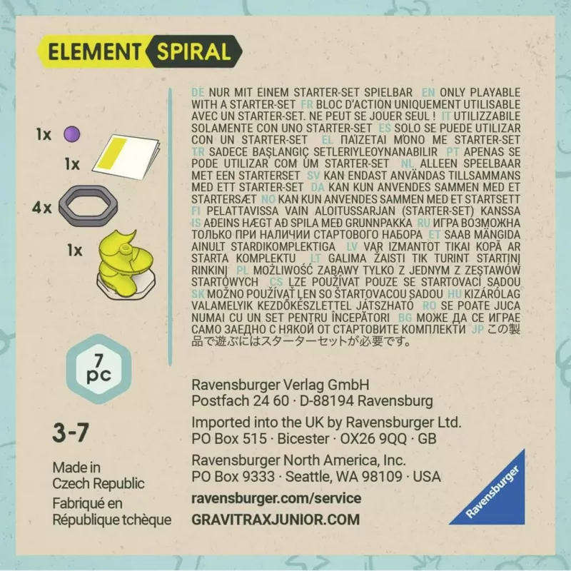 Ravensburger GraviTrax Junior elementas Spiralė