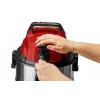 Einhell TC-VC 3055 SA šlapio ir sauso valymo dulkių siurblys su maitinimo lizdu, 55L nerūdijančio plieno bakas, 1500W