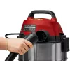 Einhell TC-VC 3055 SA šlapio ir sauso valymo dulkių siurblys su maitinimo lizdu, 55L nerūdijančio plieno bakas, 1500W