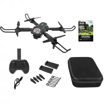 Revell RC Quadrocopter GO! Video 2.0 - Paruoštas skrydžiui dronas su kamera ir 2,4 GHz nuotolinio valdymo pultu