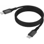 ANSMANN magnetinis USB-C silikoninis kabelis 120cm juodas