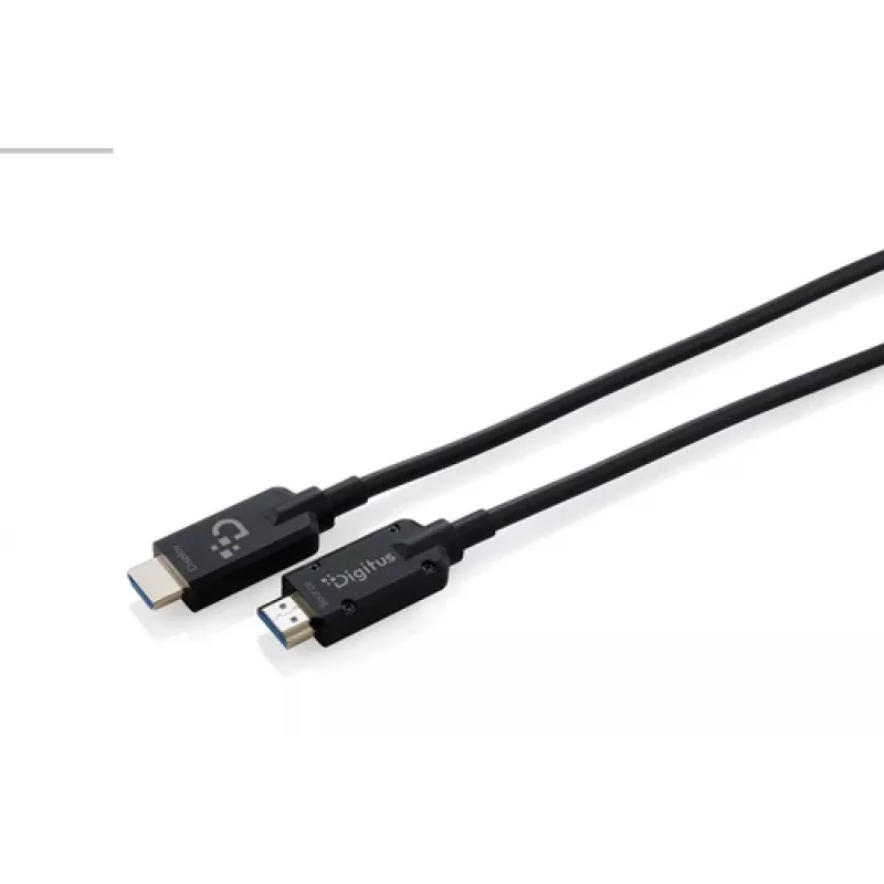 DIGITUS Armored HDMI AOC šviesolaidinis kabelis, UHD 8K, 50 m