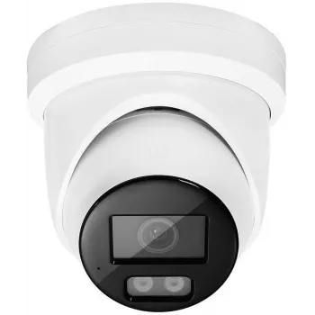 ABUS 4 MP IP kupolinė kamera, 4 mm objektyvas, IR ir balta šviesa, PoE