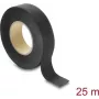 Delock audinio juosta 25 m x 19 mm, ranka plėšiama, lipni, juoda