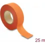 Delock audinio lipni juosta 25 m x 25 mm, plėšoma, lipni, oranžinė