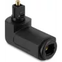 Delock TOSLINK adapteris vyras į moterį, 90° kampu, 360° pasukamas