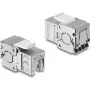 Delock Keystone modulis RJ45 moteriškas į LSA Cat.6A ekranuotas, be įrankių, su dulkių dangteliu