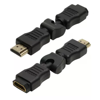 LogiLink HDMI stačiu kampu adapteris 270° vyriškas į moterišką 4K 60Hz