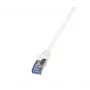 LogiLink PrimeLine Cat.6A/7 S/FTP PIMF Patch Cable, 600 MHz, 1,5 m, baltas