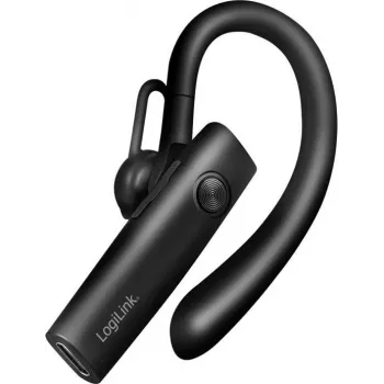 LogiLink BT0078 Ausų segtuko Bluetooth 5.4 ausinės su mikrofonu, juodos