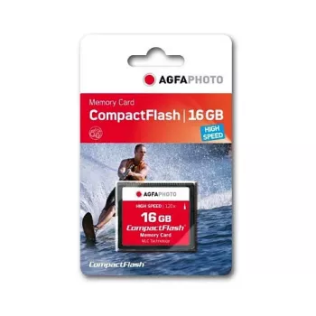 AgfaPhoto CompactFlash 16GB didelės spartos 300x MLC atminties kortelė