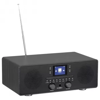 Reflexion HRA23INT DAB+ / FM / internetinis radijas su Bluetooth, Spotify Connect, 2,4 colio TFT spalvotu ekranu, 2 x 5W stereo garsiakalbiai, juoda