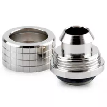 Thermal Grizzly DeltaMate kompresinė jungtis, žalvaris - blizgus nikelis, ST13 (13 mm išorinis skersmuo, G1/4 inch)