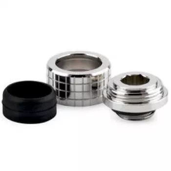 Thermal Grizzly DeltaMate kompresinė jungtis, žalvaris - blizgus nikelis, 14 mm kietiems vamzdeliams, G1/4 inch sriegis