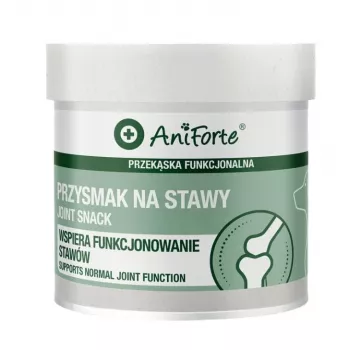 ANF ANIFORTE Joint Snack šuns skanėstas 50g – gliukozaminas, chondroitinas, žaliūkštė midija, MSM ir hialurono rūgštis – natūrali sąnarių parama šunims