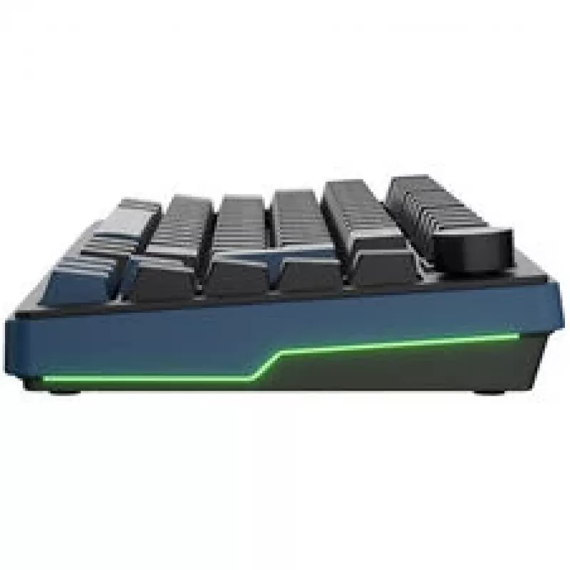 Ducky OK-M 75 mechaninė žaidimų klaviatūra, 75% išdėstymas, karštai keičiami jungikliai, RGB, ANSI, KTT Wine Red jungikliai