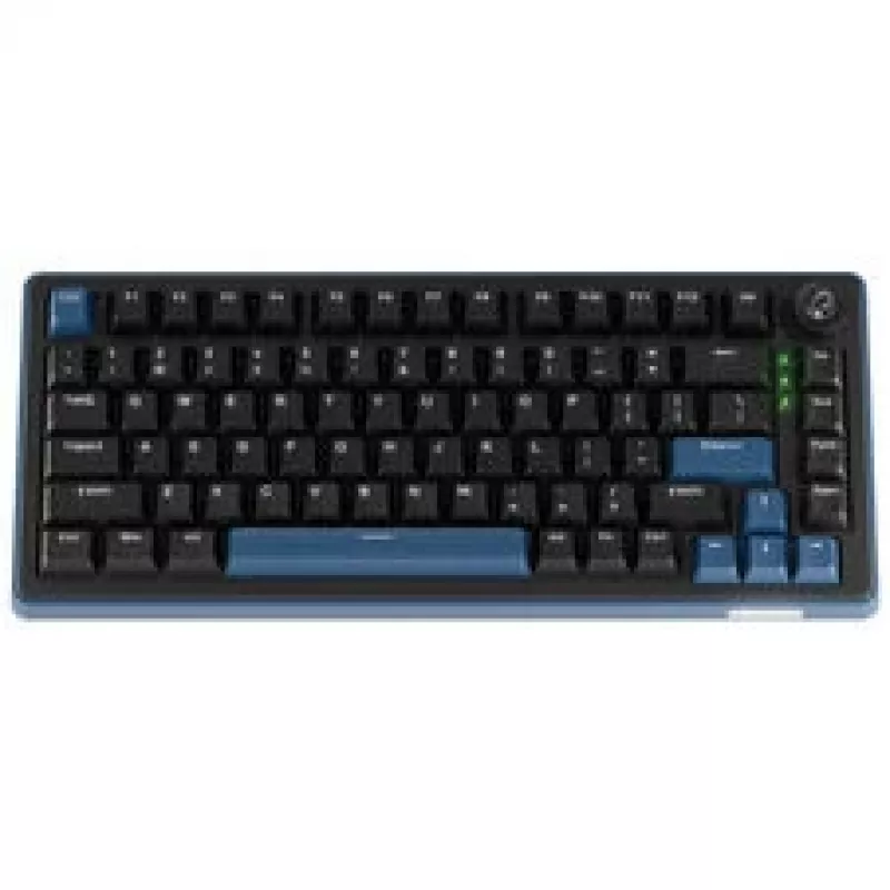 Ducky OK-M 75 mechaninė žaidimų klaviatūra, 75% išdėstymas, karštai keičiami jungikliai, RGB, ANSI, KTT Wine Red jungikliai