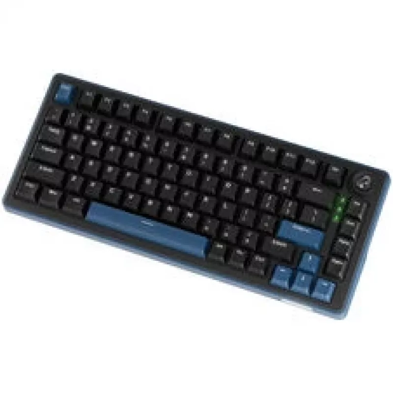 Ducky OK-M 75 mechaninė žaidimų klaviatūra, 75% išdėstymas, karštai keičiami jungikliai, RGB, ANSI, KTT Wine Red jungikliai