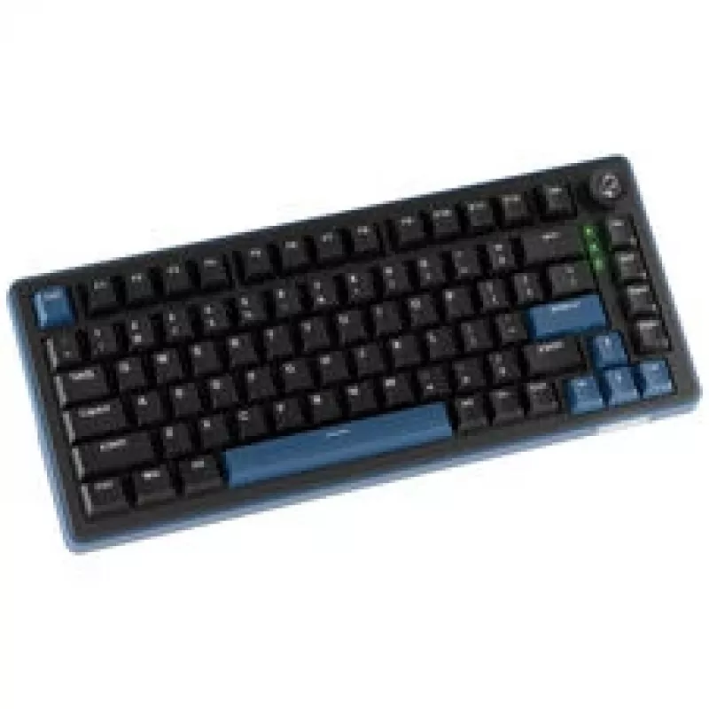 Ducky OK-M 75 mechaninė žaidimų klaviatūra, 75% išdėstymas, karštai keičiami jungikliai, RGB, ANSI, KTT Wine Red jungikliai