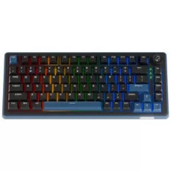Ducky OK-M 75 žaidimų klaviatūra, 75%, karšto keitimo, RGB, ANSI - KTT Baby Blue jungikliai