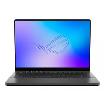ASUS ROG Zephyrus G14 GU405AW-SY018W Copilot+ PC žaidimų nešiojamas kompiuteris, 14 colių 3K OLED 120Hz, Intel Core Ultra 9 386H, 32GB LPDDR5x, 1TB SSD, GeForce RTX 5080 16GB, Windows 11 Home, vokiška QWERTZ klaviatūra
