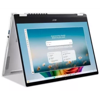 Acer Swift Spin 14 AI SFSP14-I51T-59E2 14 inch 2.8K OLED jutiklinis konvertuojamas nešiojamasis kompiuteris (Intel Core Ultra 5 125H, 16GB LPDDR5X, 512GB SSD, Windows 11 Home, vokiška klaviatūra)