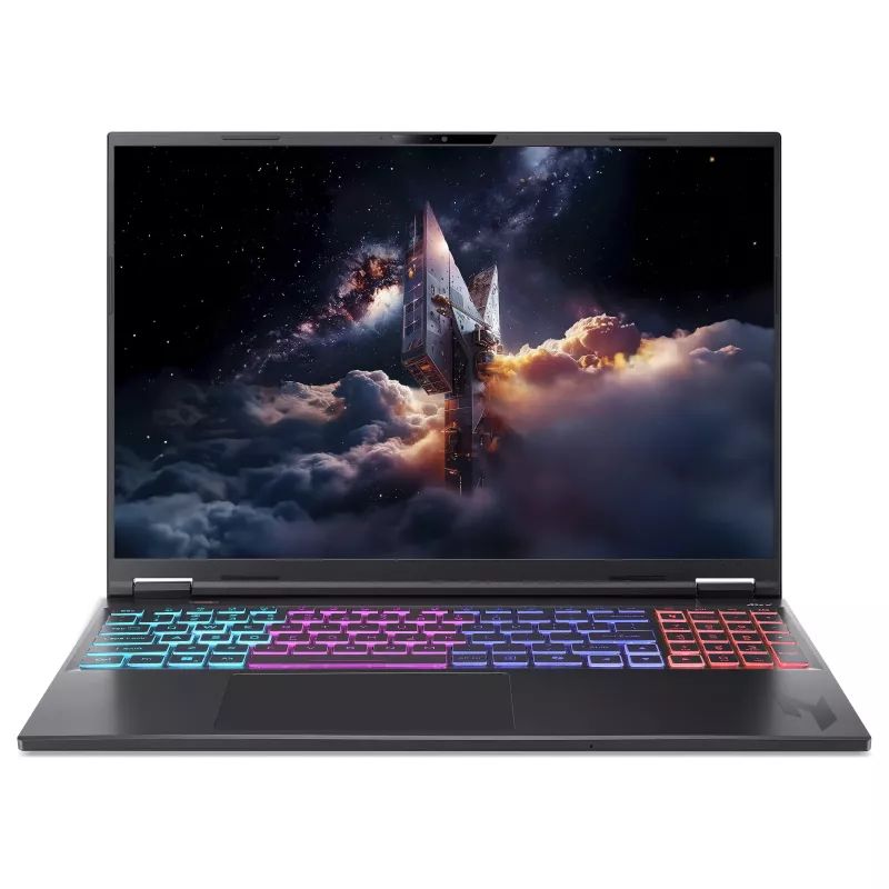 Acer Nitro 16S AI AN16S-61-R2M9 žaidimų nešiojamas kompiuteris, 16 colių WQXGA IPS 180Hz, AMD Ryzen AI 9 365, 16GB DDR5, 1TB SSD, GeForce RTX 5070 8GB, Windows 11 Home, vokiška QWERTZ klaviatūra