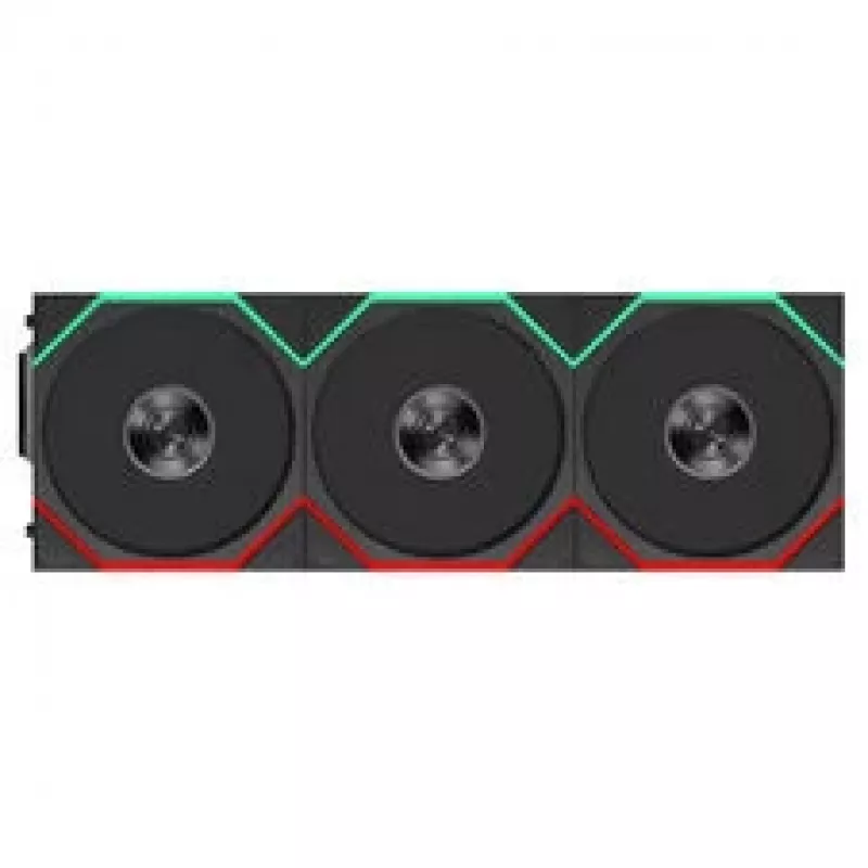 Lian Li UNI FAN TL FLEX Wireless ARGB Reverse Blade 120mm ventiliatorius 3 vnt. komplektas su valdikliu, juodos spalvos