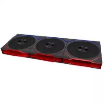 Lian Li UNI FAN TL FLEX Wireless ARGB Reverse Blade 120mm ventiliatorius 3 vnt. komplektas su valdikliu, juodos spalvos