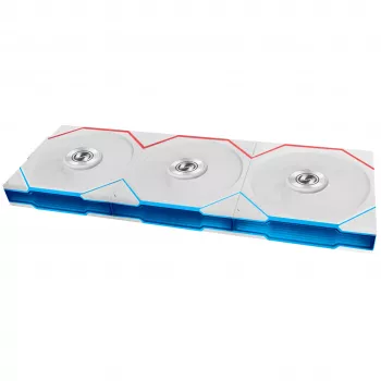 Lian Li UNI FAN TL FLEX Wireless ARGB Reverse Blade 120mm ventiliatorius 3 vnt. su valdikliu - balta