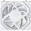 Lian Li UNI FAN TL120 LCD FLEX belaidis ARGB baltas 120 mm atvirkštinių menčių korpuso ventiliatorius