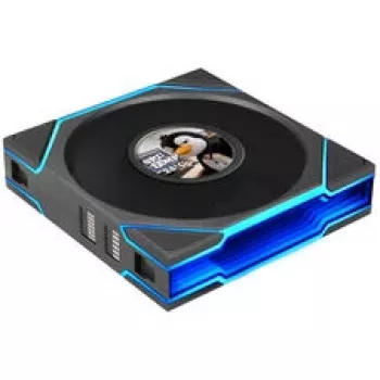 Lian Li UNI FAN TL LCD FLEX Wireless 120mm ARGB LCD ventiliatorius - juodas, 3 vnt. su valdikliu