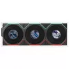 Lian Li UNI FAN TL LCD FLEX Wireless ARGB Reverse Blade 120mm ventiliatorius 3 vnt. su valdikliu, juodas