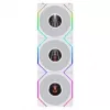 Lian Li UNI FAN TL120 LCD FLEX Wireless ARGB Reverse 3 rinkinys baltas 120 mm korpuso ventiliatorius