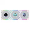 Lian Li UNI FAN TL120 LCD FLEX Wireless ARGB Reverse 3 rinkinys baltas 120 mm korpuso ventiliatorius