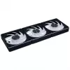 Lian Li UNI FAN CL FLEX Wireless PWM ARGB 120mm korpuso ventiliatorius, juodas, 3 vnt. su valdikliu