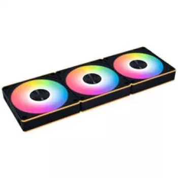 Lian Li UNI FAN CL FLEX Wireless PWM ARGB 120mm korpuso ventiliatorius, juodas, 3 vnt. su valdikliu