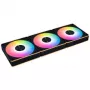 Lian Li UNI FAN CL FLEX Wireless PWM ARGB 120mm korpuso ventiliatorius, juodas, 3 vnt. su valdikliu
