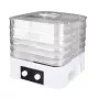 MEO MR-768 MAESTRO maisto džiovintuvas daržovėms ir vaisiams, 520 W, 5 padėklai, reguliuojama temperatūra 35-70°C, laikmatis iki 48h, baltas ir permatomas