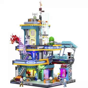 LUMIBRICKS Cyberpunk Neoncity - Apartamentas 1000 dalių dėlionė