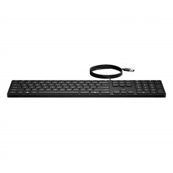 HP Desktop 320K laidinė USB klaviatūra, itališkas išdėstymas, pilno dydžio, žemo profilio klavišai, juoda, Smart Buy